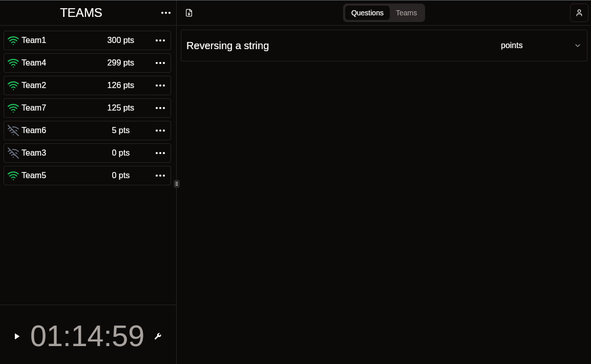 Host view